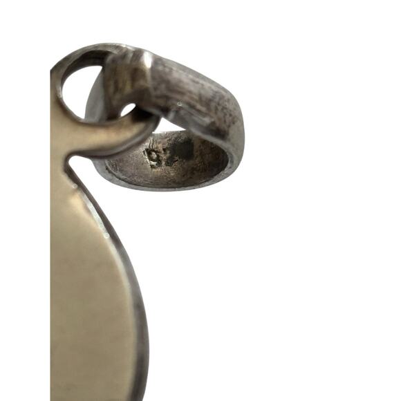 925 Sterling Silver Real Large Duel Oval Labradorite Gem Pendant 26g - Picture 3 of 7